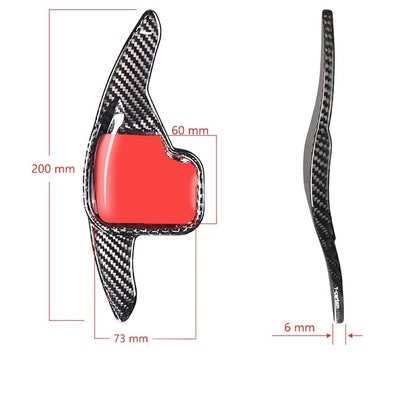 1 Pair Carbon Steering Wheel Paddle Shifters for BMW 3 Series (2006-2013)