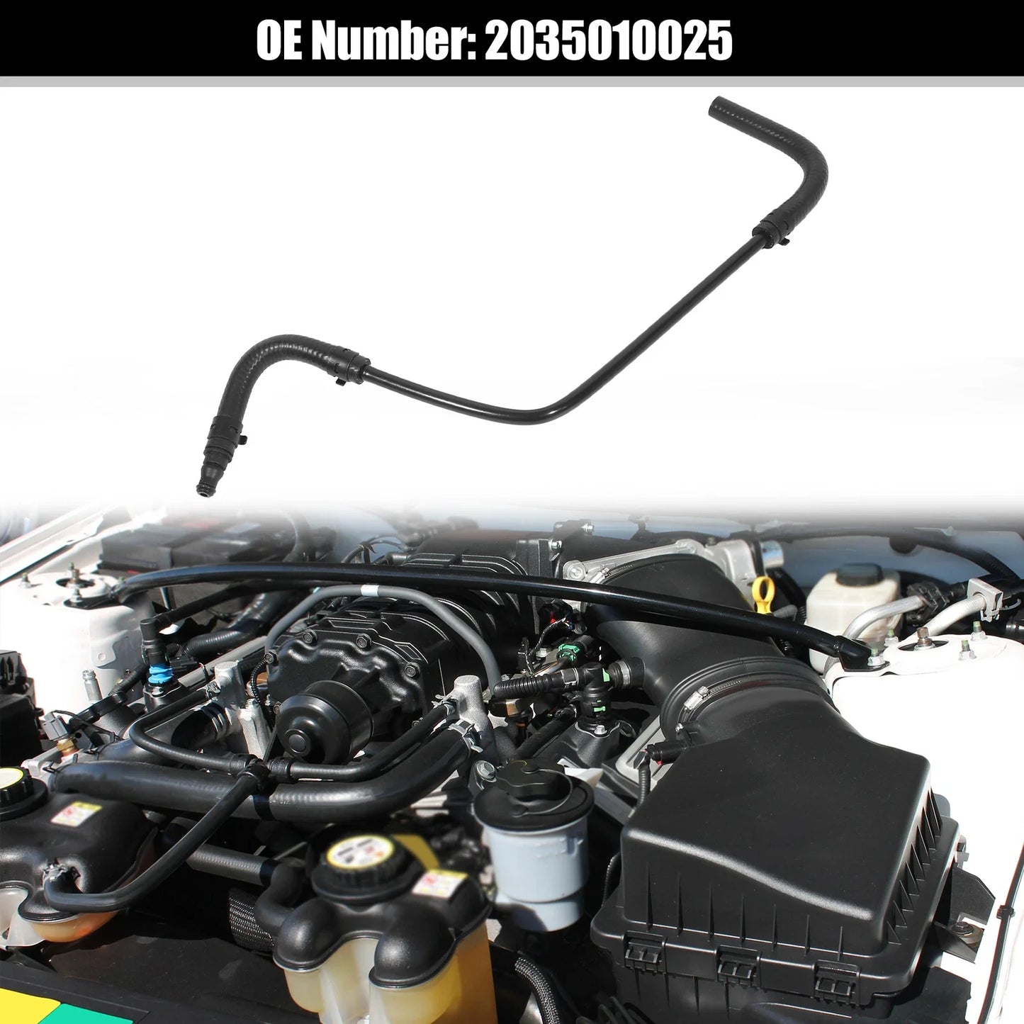 Engine Coolant Expansion Tank Breather Pipe for Mercedes-Benz C230 (2003-2007)