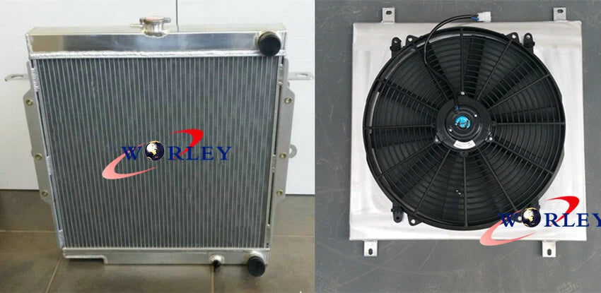 Radiator Shroud with Fan and Hose for Land Cruiser 75 Series (1975–1990)