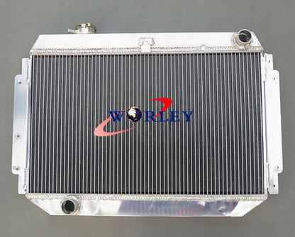 3Row Aluminum Radiator & Fans for Holden HQ HJ HX HZ V8 Kingswood (1971–1980)