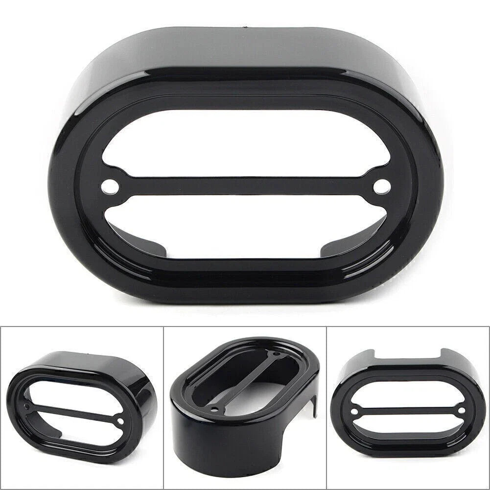 Black Drag Regulator Cover for Harley Davidson Softail FXST FLST FXSTD (2001-2006)