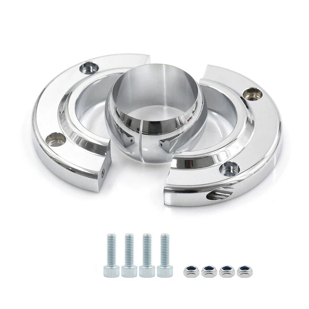 2" Aluminum Alloy Swivel Steering Column Floor Mount Chrome for SBC BBC