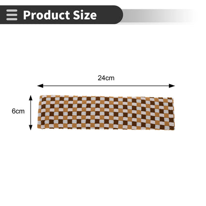 2X Seat Belt Cover Pad for Universal Fit (Cotton, Khaki Brown, 24cm)