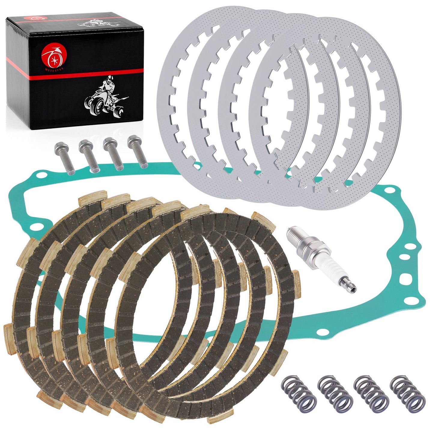 Clutch Friction Steel Plates Kit for Honda XR200R (1981–2002)