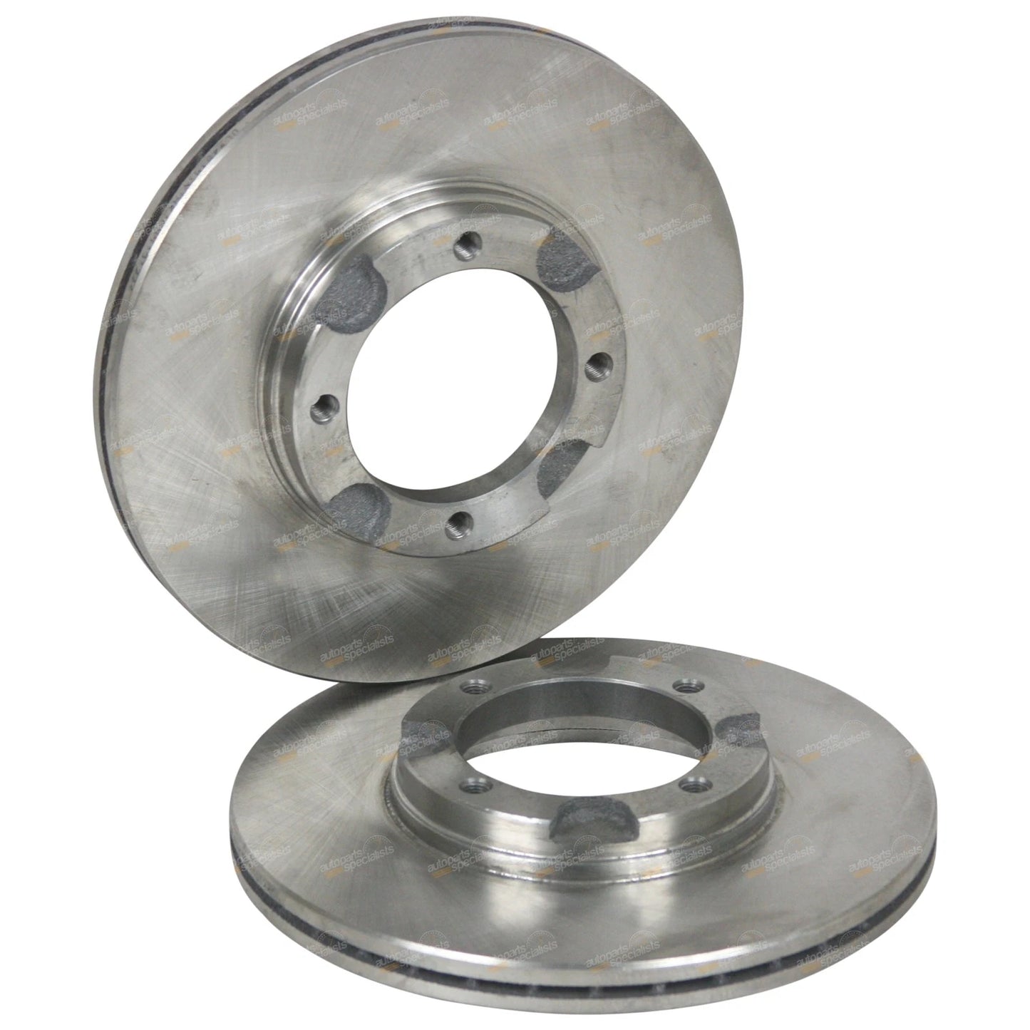 2 Front Disc Brake Rotors for Hyundai S Coupe (1990–1996)