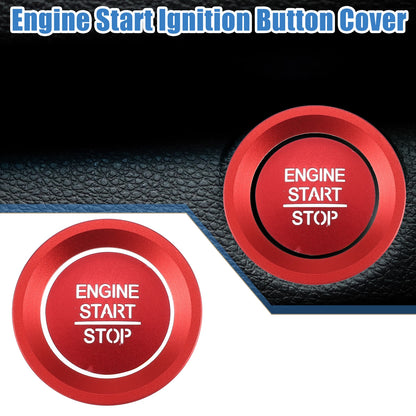 Ignition Button Trim Sticker for Honda Accord (2018–2022) Red