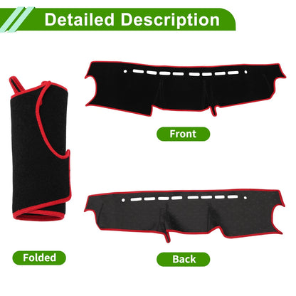 Dashboard Cover for Suzuki Jimny JB64 JB74 (2018–2023) Black Red