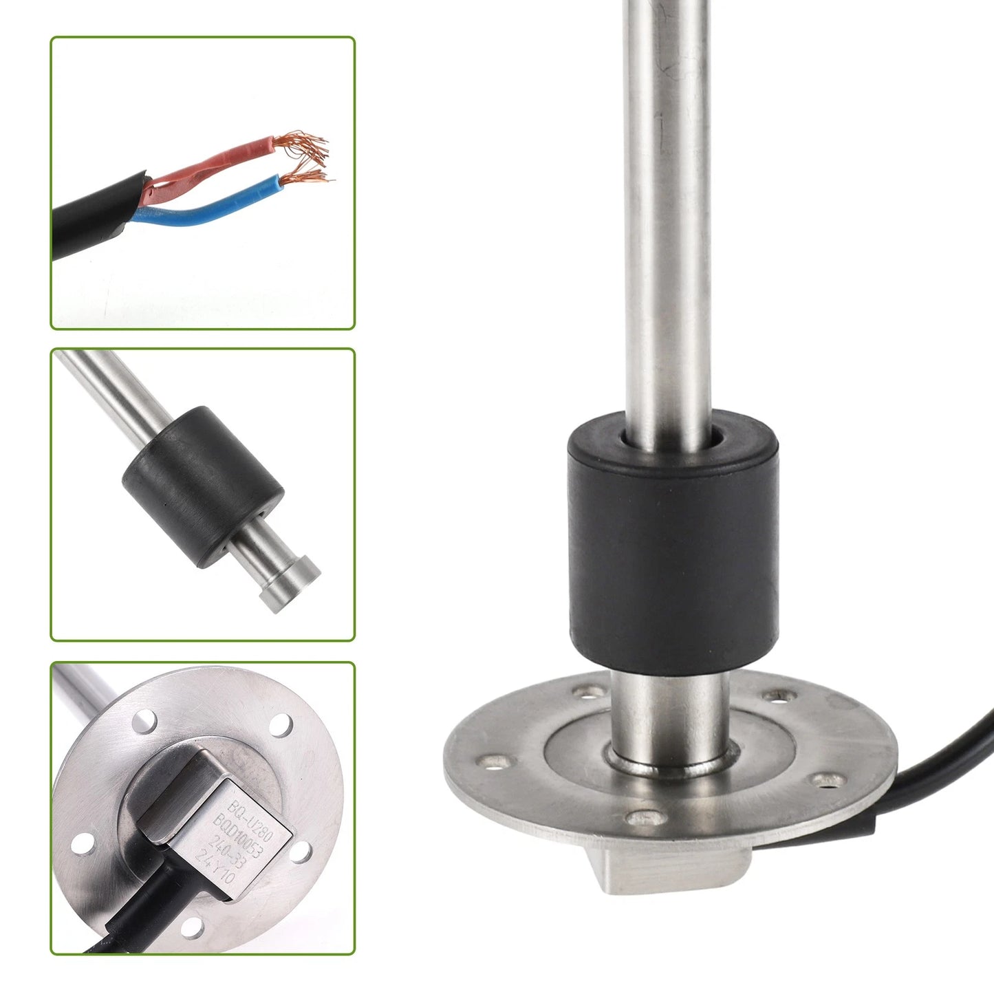Fuel Sending Unit and Gauge Kit 240-33 Ohm for Boat Car Vehicle
