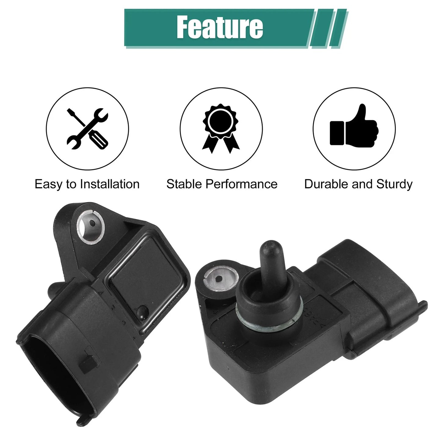 Manifold Absolute Pressure Sensor for Hyundai Santa Fe (2010–2019) No.393003C300