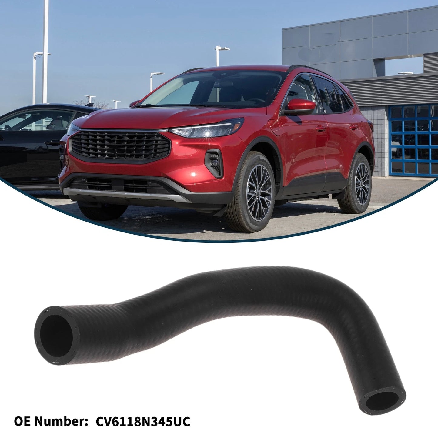 Radiator Hose No.CV6118N345UC for Ford Escape (2013–2019) Rubber