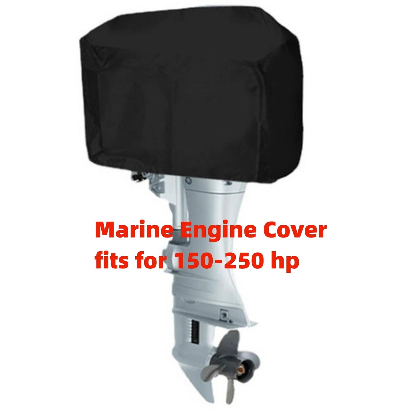 Outboard Motor Engine Storage Cover for Trailerable Boats (15-250 HP)