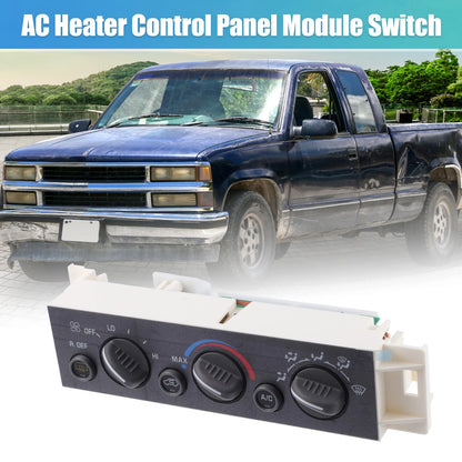 A/C Heater Climate Control Panel Switch for Chevy C1500, Tahoe, GMC K1500 (1995–2000)