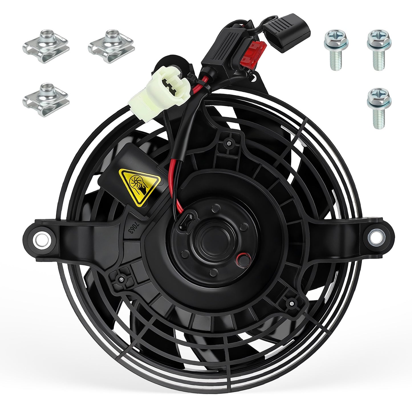 Radiator Cooling Fan Motor Kit for Suzuki QuadSport Z400 (2009–2014)