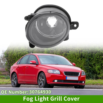 1 Pc Fog Light Grill for Volvo S40 (2008–2011) No. 30764930 Clear