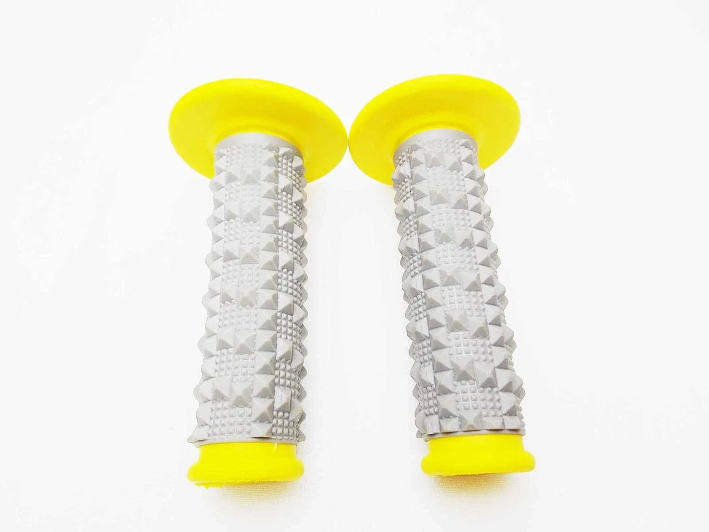 Yamaha WR200 Yellow Grey Diamond Handlebar Grip Set (1990-1999)