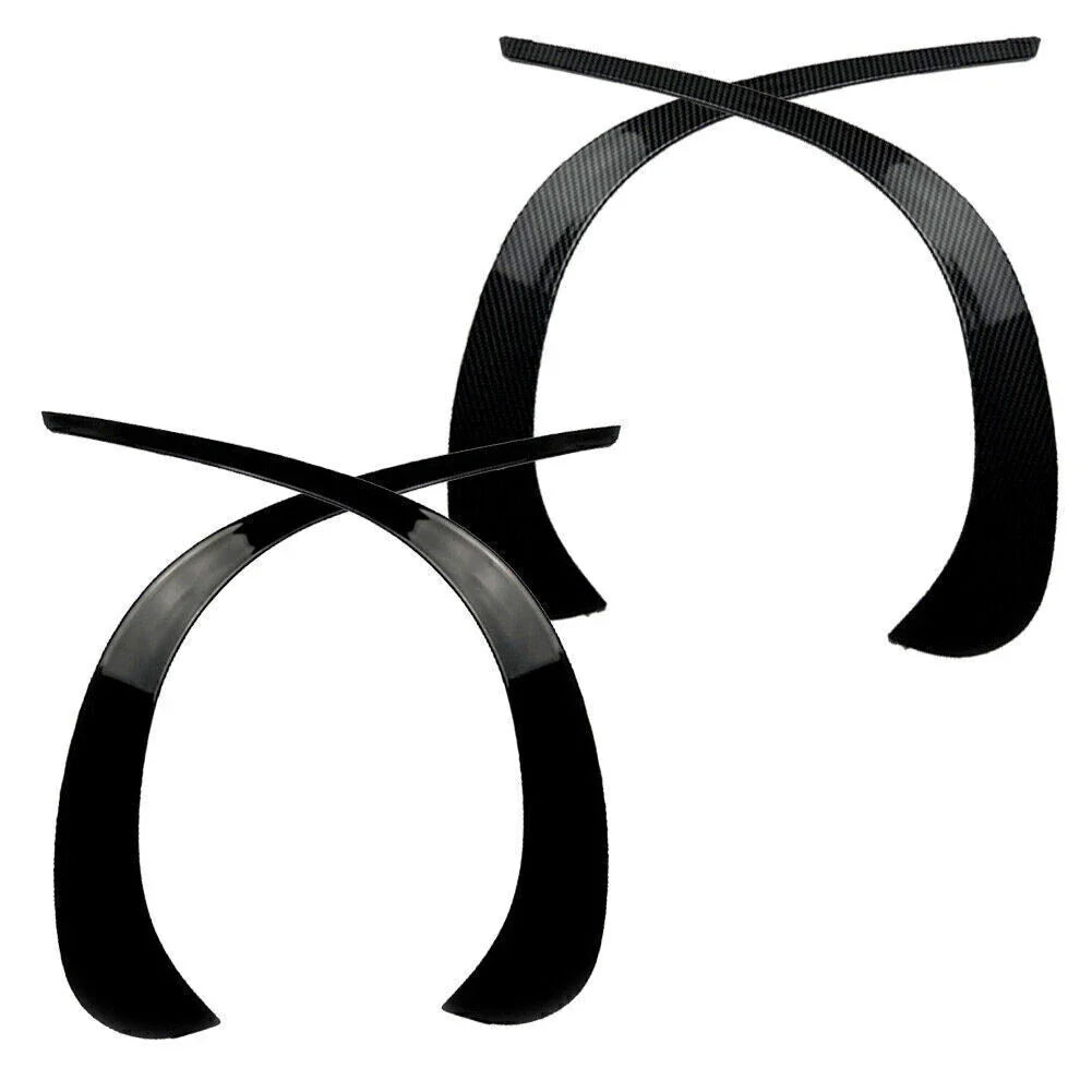 Black Front Bumper Spoiler Trim Cover for Benz GLC X253 (2020-2021)
