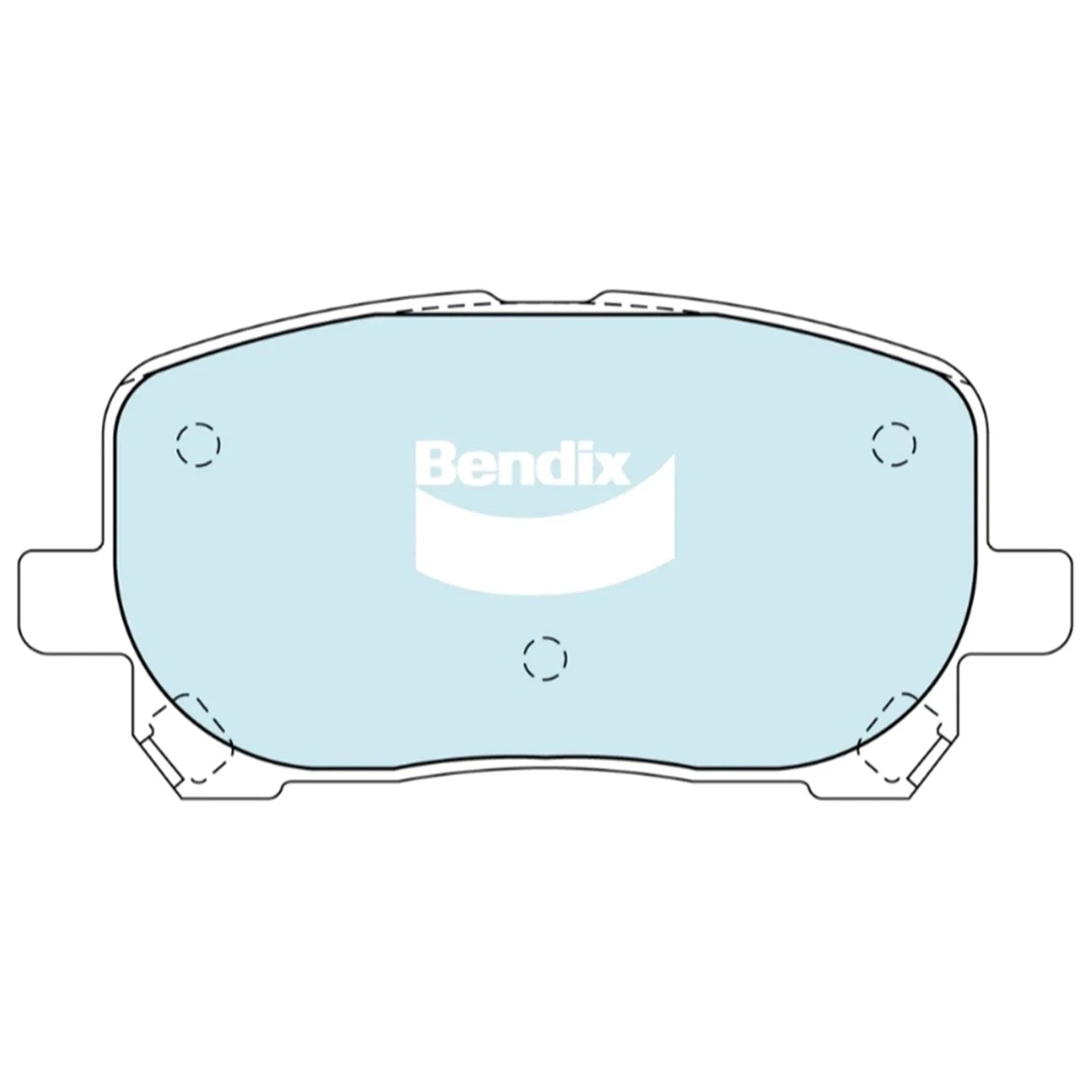 GCT Front Disc Brake Pad Set for Toyota Avensis Verso (2001–2010)