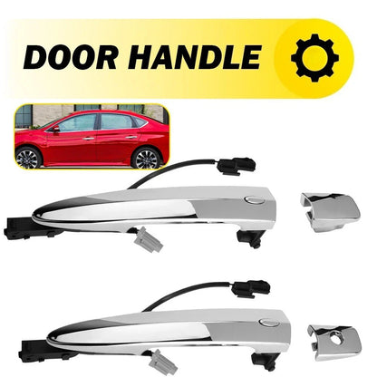 Exterior Door Handle Front Driver Passenger for Nissan Sentra (2013-2019)