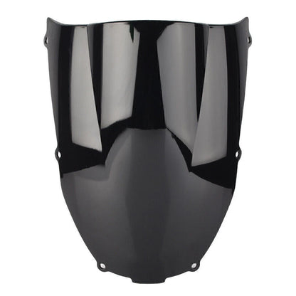 Double Bubble Windshield for Kawasaki Ninja ZX6R (2000–2002) Black
