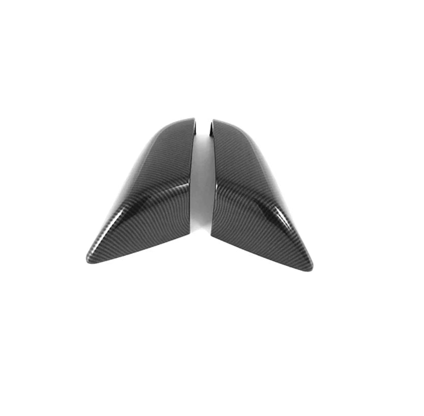 Carbon Fiber Style Rear View Mirror Cover Trim for Tesla Model S (2014–2018)