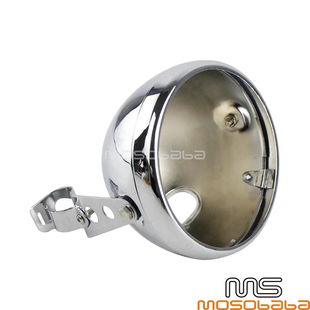 7" Round LED Headlight Mounting Housing for Harley & Honda
