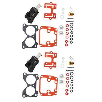 2Pc Carburetor Kit for Johnson Evinrude 140-200 HP (Various Years)