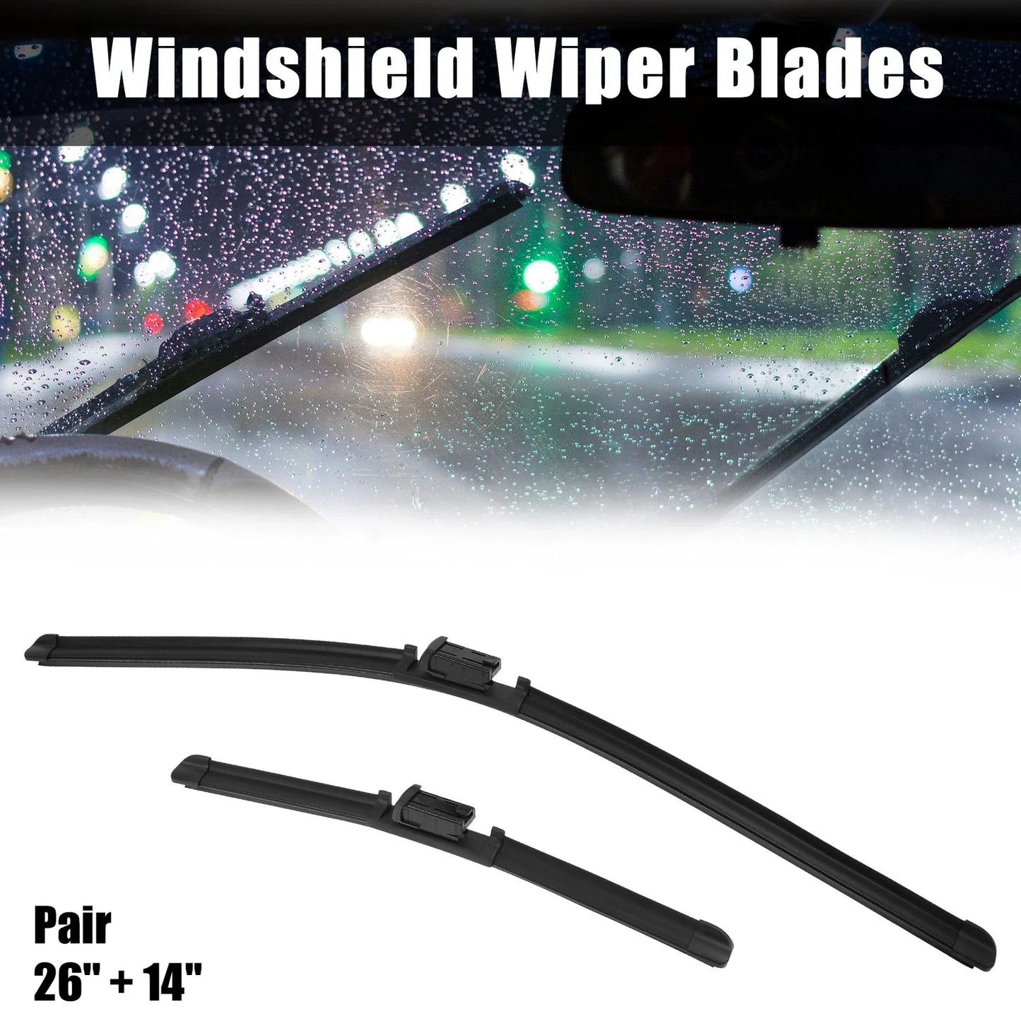 26'' 14'' Front Windshield Wiper Blades Set for Chevrolet Trax (2018)