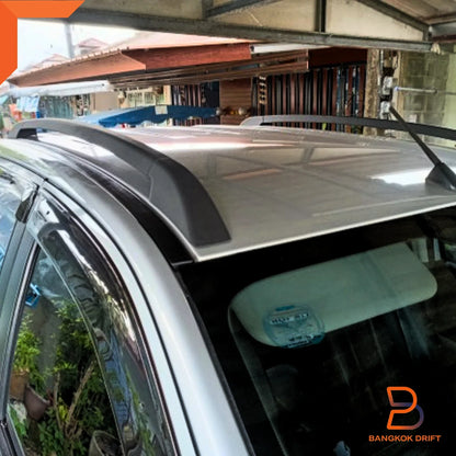 Matte Black Roof Rack Bar Rails for Ford Ranger PX, Mazda BT-50 (2011-2023)