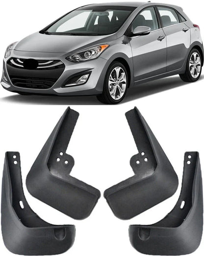 4X Front & Rear Splash Guards Mud Flaps Fender for Hyundai Elantra GT (2013–2017)