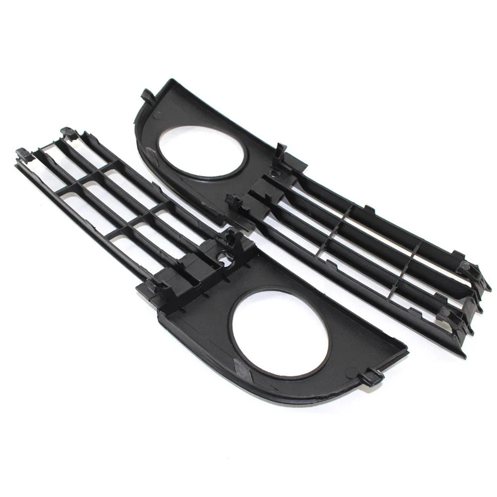 Front Bumper Fog Light Grille Covers for Audi A6 C5 (2002-2005)