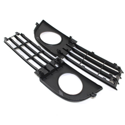 Front Bumper Fog Light Grille Covers for Audi A6 C5 (2002-2005)