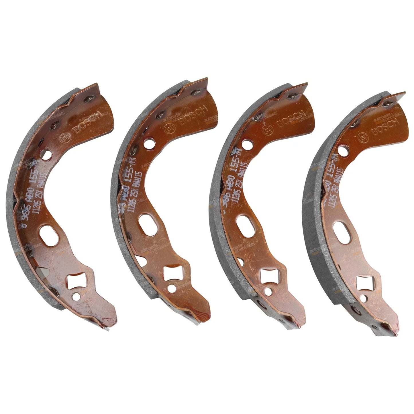 Set of Rear Brake Shoes for Mazda 121 (1987–1993)