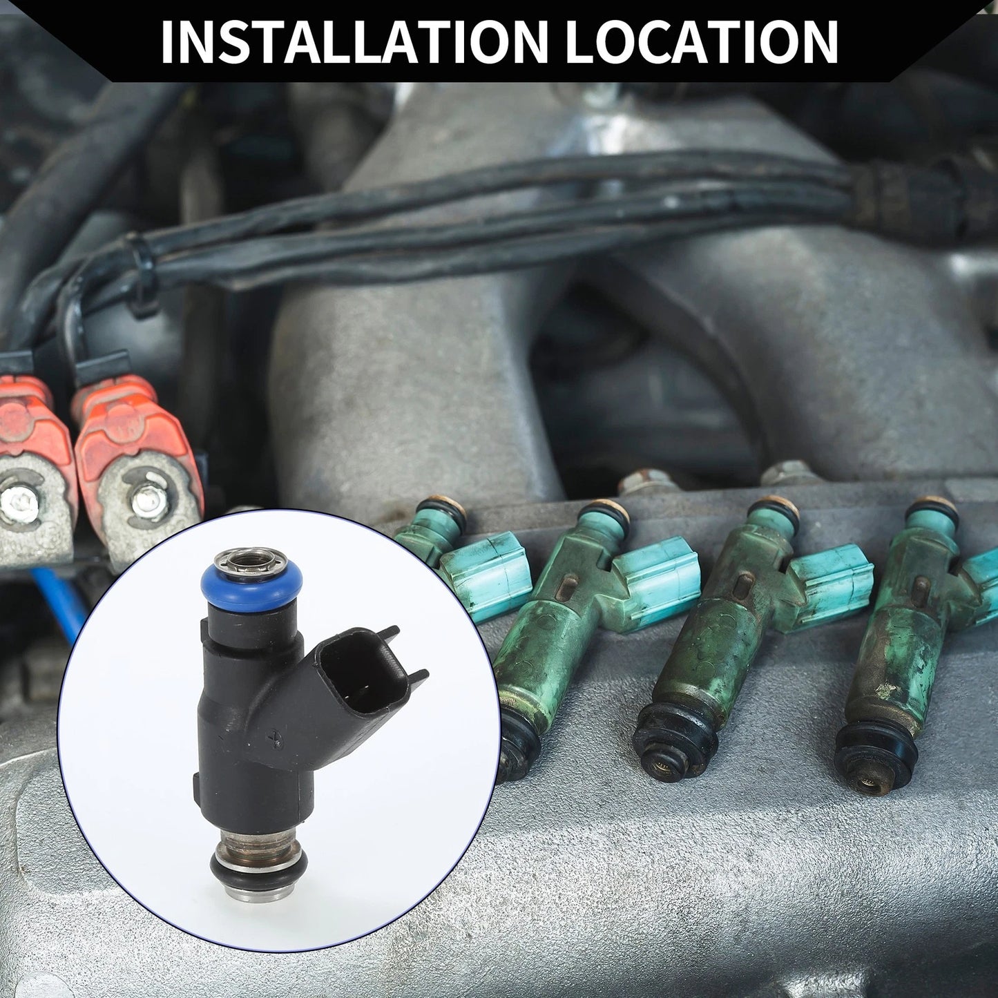 Fuel Injector No.12587269 for GMC Sierra 1500 Hybrid (2010–2013) 6.0L