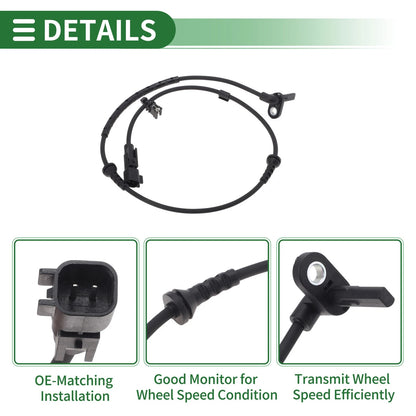 ABS Wheel Speed Sensor No. 95019935 for Chevrolet Sonic (2012–2020) Front Right