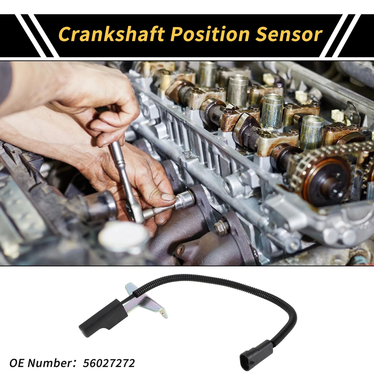 Crankshaft Position Sensor for Jeep Grand Cherokee (1994–1996) No. 56027272