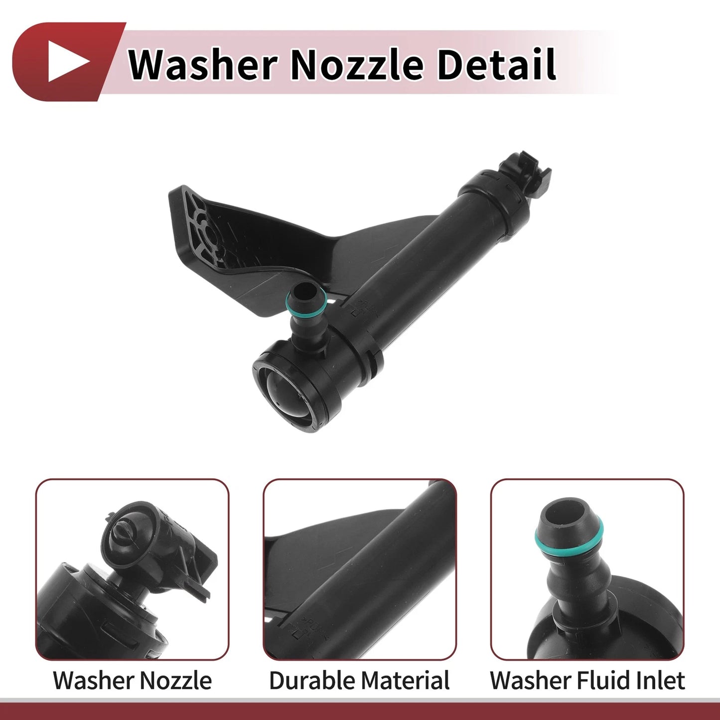 Front Driver Side Headlight Washer Nozzle for Hyundai Santa Fe (No. 98669A1000)