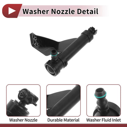 Front Driver Side Headlight Washer Nozzle for Hyundai Santa Fe (No. 98669A1000)