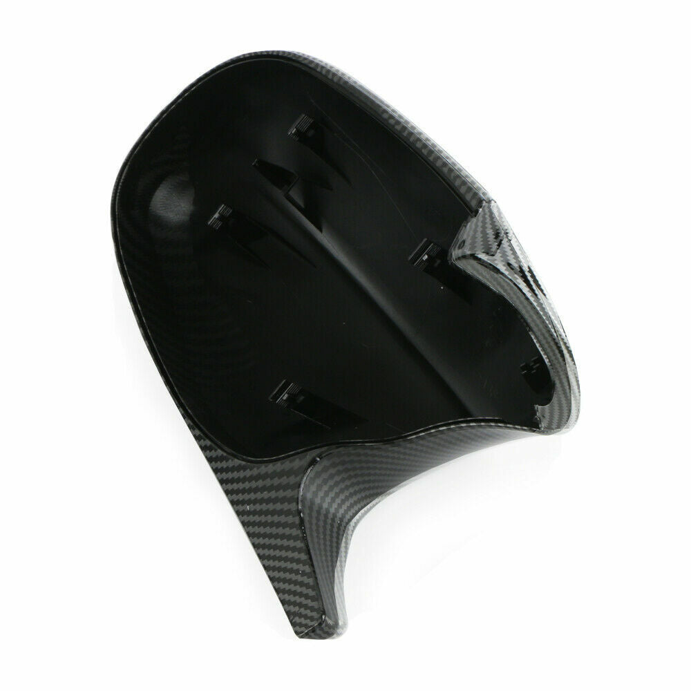 2X M3 Style Carbon Fiber Side Mirror Cover Caps for BMW E90 E92 E93 (2007–2013)