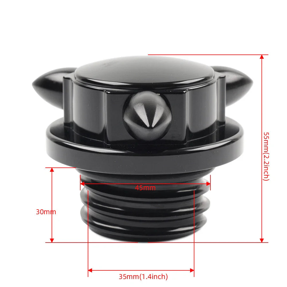 Gas Cap Fuel Tank Cover for Harley Dyna Softail Sportster XL