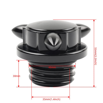 Gas Cap Fuel Tank Cover for Harley Dyna Softail Sportster XL