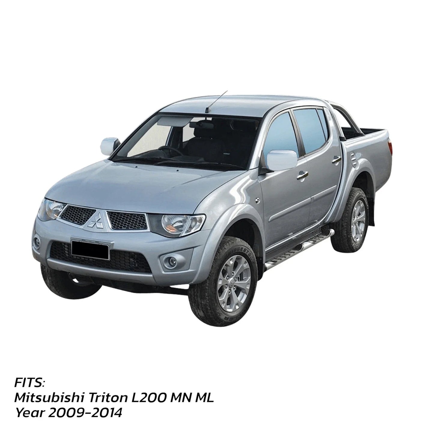 E4 Fog Lamp Spot Light + Black Cover Set for Mitsubishi Triton L200 (09-14)