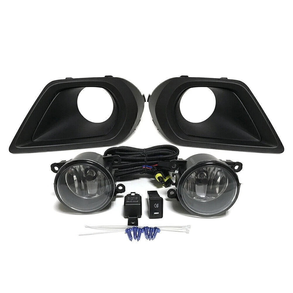 Pair Fog Light Lamp Kit with Wiring & Switch for Subaru Forester (2014–2016)