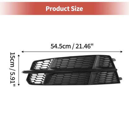1pc Fog Light Grill for Audi A6 C7 S-Line (2012–2018) No. 4G0807681AN Black