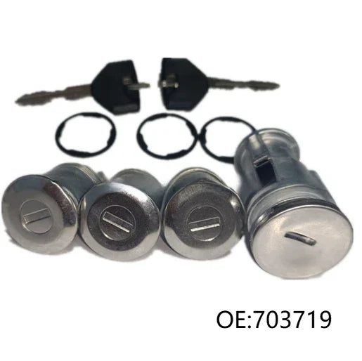 Ignition Lock Cylinder 2 x for Jeep Wrangler TJ (1998–2001)
