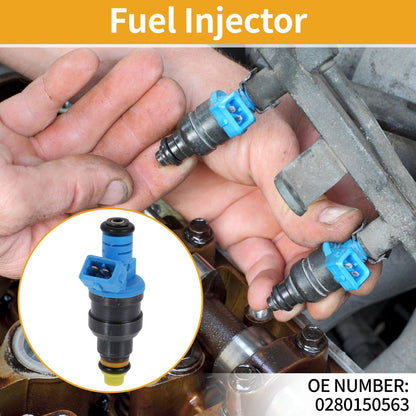 1 Pc Fuel Injector No.0280150563 for Chevrolet Corvette (2003–2004)