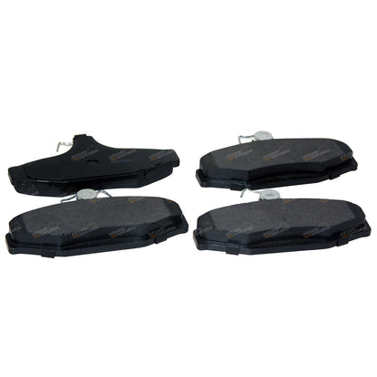 2 Rear Slotted and Drilled Disc Brake Pads + Rotors for Commodore VR VS (1993–1997)