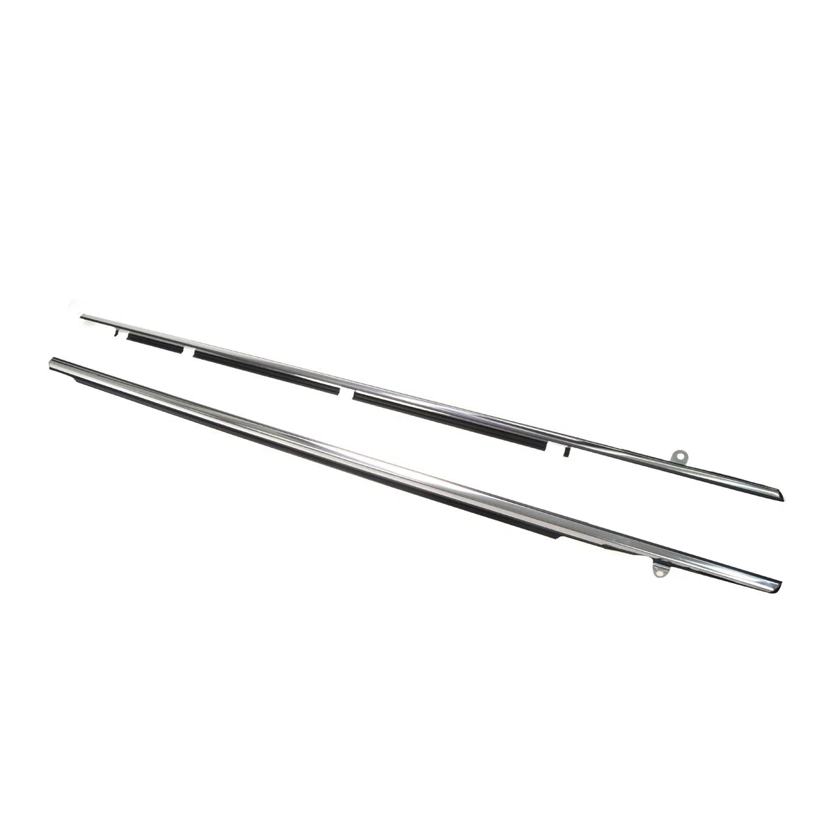 Chrome Front Door Glass Outer Weatherstrip for Toyota Corolla (1993–1997)
