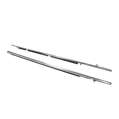 Chrome Front Door Glass Outer Weatherstrip for Toyota Corolla (1993–1997)