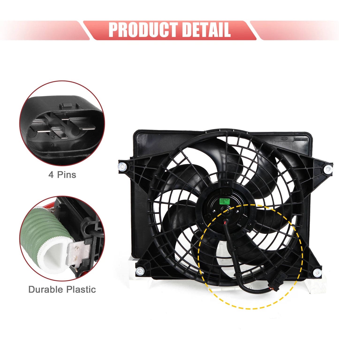 Radiator Fan Blower Motor Relay Resistor for Chevrolet Cruze (2011–2016) No.13427161