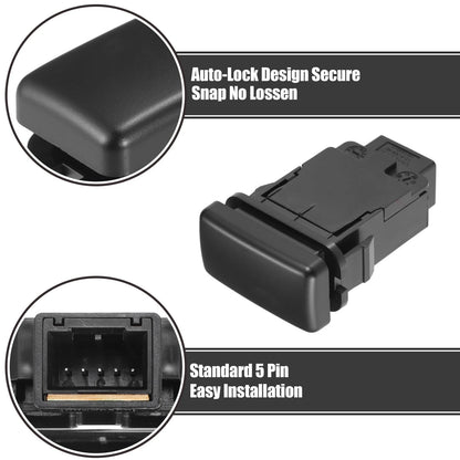 Hole Expansion Port Switch Blank with Wire for Toyota Alphard (2015–2023)